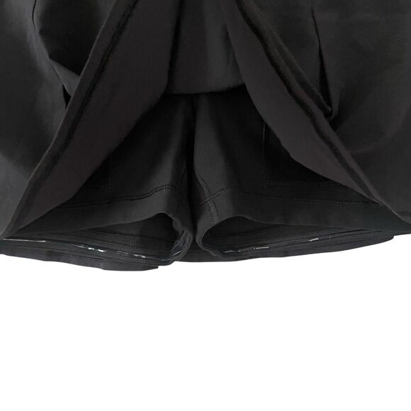 Lucy Activewear Womens Medium Skort Hidden Thigh Pocket Black Solid Workout - Picture 7 of 10
